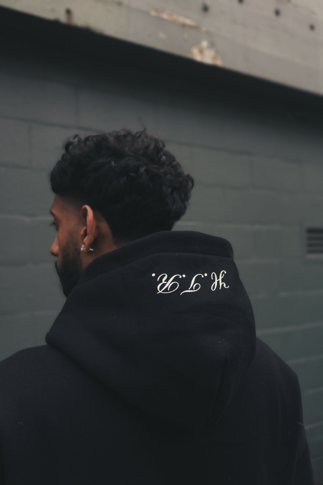 Black Staple Hoodie