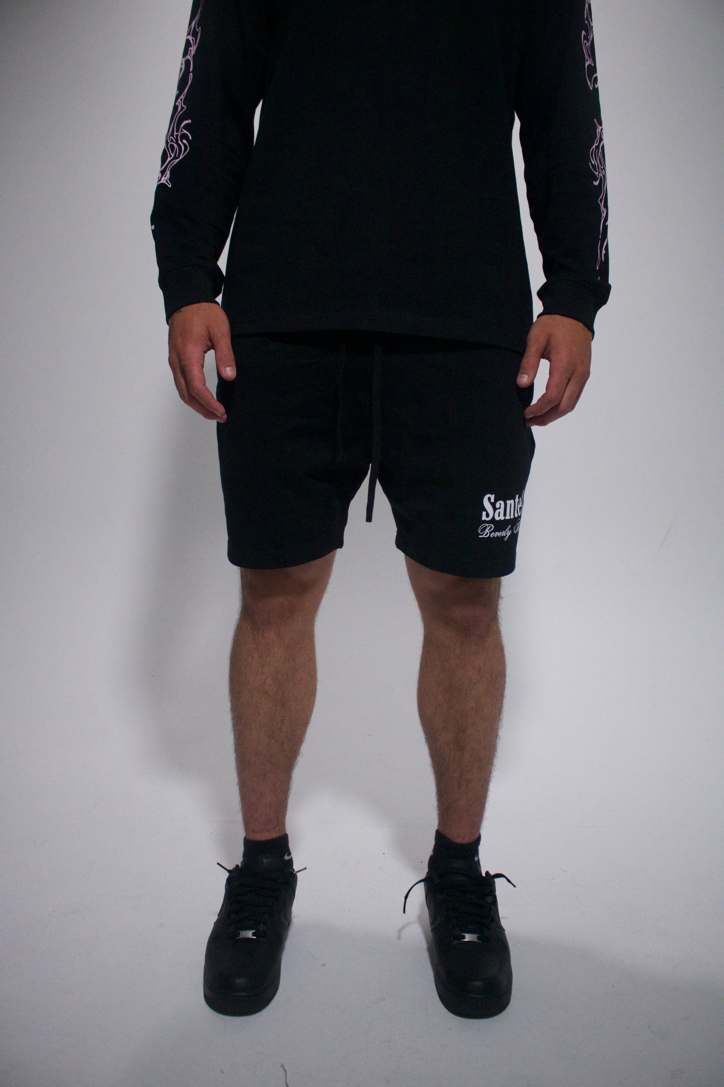 Black Beverly Hills Shorts