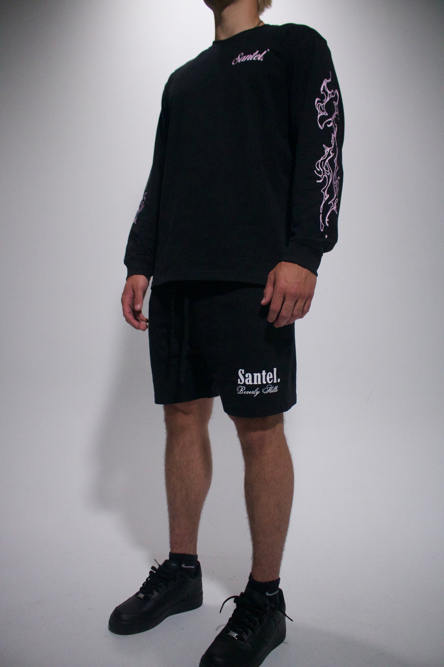 Black Beverly Hills Shorts