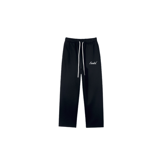 Black Staple Sweatpants