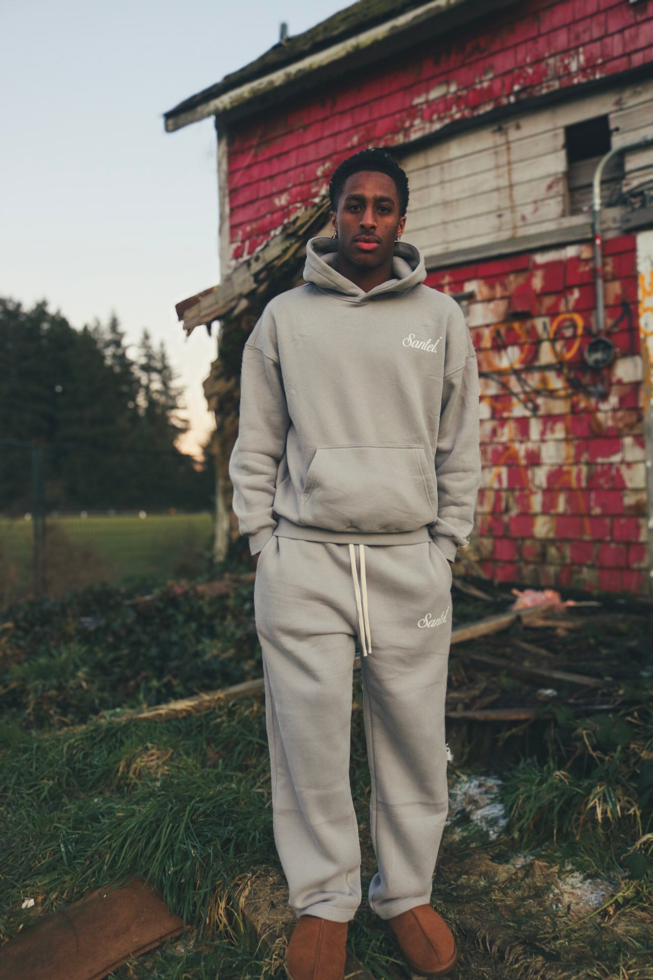 Slate Grey Staple Hoodie